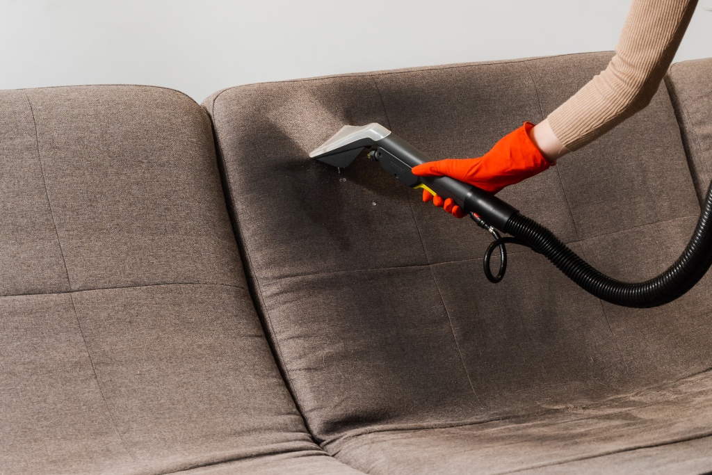 couch cleaning at home