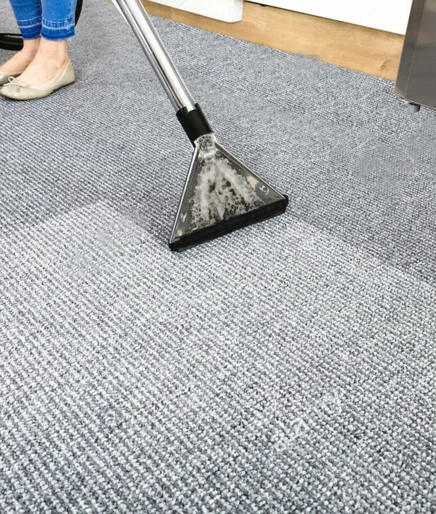 rug cleaning with tools