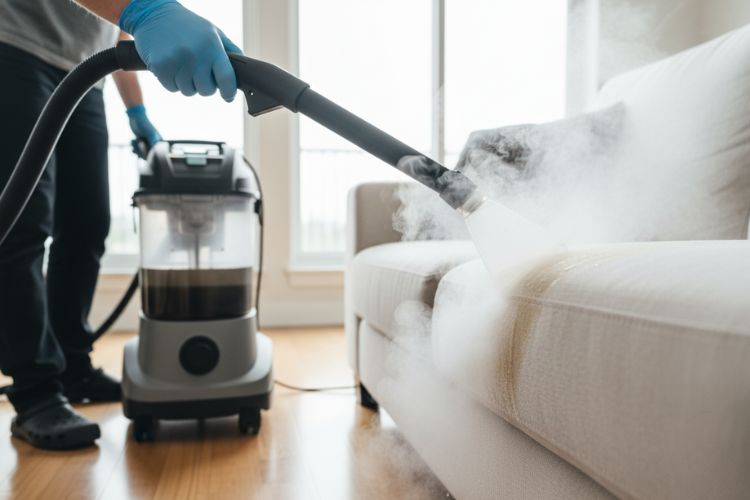 how to steam clean a sofa