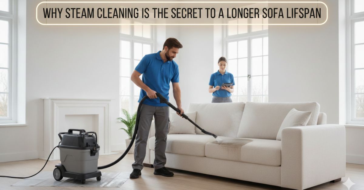 Why Steam Cleaning a Sofa Extends Its Life